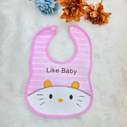 Baby Spitting Towel Quick Drying 100 Cotton Bib with Button Closure