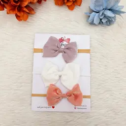 Bow Headband For Baby Girl Elastic Hair Bands