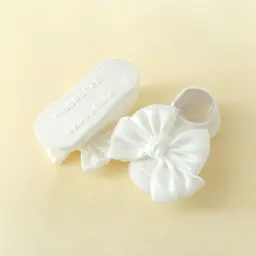 Bowknot Design Solid Cotton Breathable Socks For Newborn 