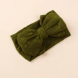 Breathable Baby Mesh Headband Top Knot Bow Headband (3)
