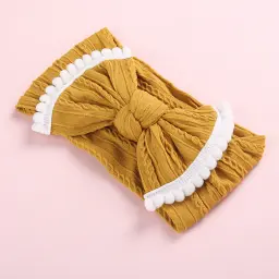 Cute Baby Headband Bows Elastic Kids Head Bands (2)