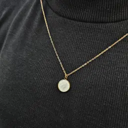 Engraved Round Locket Necklace (3)