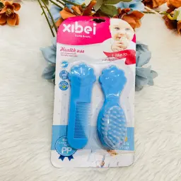 Mini Soft Nylon Bristle PP Material Baby Hair Brush and Comb Set