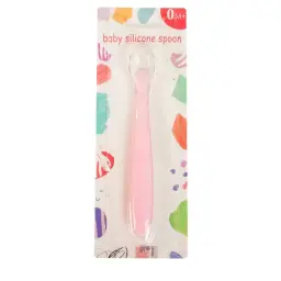 Newborn Soft Food Grade Silicone Baby Spoons 2 1