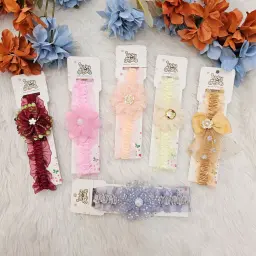 Random Color Cute And Trendy Variety Design Headband (Pack of 6)