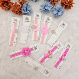 Random Color Mixed Design Headband (Pack of 6)