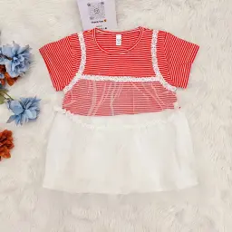 Short Sleeve Aline Frock For Baby Girl