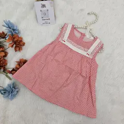 Sleeveless Simple And Comfortable Cotton Frock