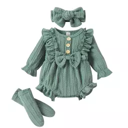 Toddler Baby Girl Ruffled Sleeveless Romper Casual1